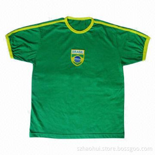 Sports T-shirt for Brazil Football, XS-3XL Size